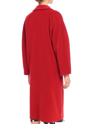 Червоне пальто MAX MARA з вовни та кашеміру: фото 4 - Invogue